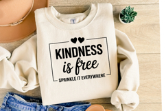 Kindness is free Svg | Svg Files for Cricut | Shirt Svg Product Image 2