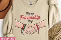 Happy Friendship Day PNG, Friendship Sublimation PNG Product Image 2