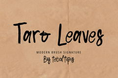 Taro Leaves Brush Product Image 1