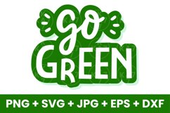 Go Green Sustainability Save The Planet SVG Product Image 1