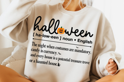 Halloween art printable, Halloween Definition Print SVG PNG Product Image 2