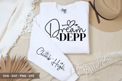 Dream Depp SVG - Mother's Day Sleeve T shirt Design Product Image 1