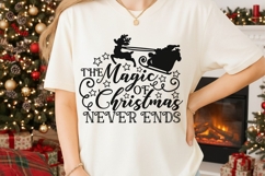 The Magic Of Christmas Never Ends Svg, . Product Image 2