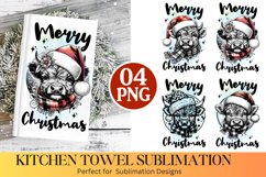 Merry Christmas, Kitchen Towel - Christmas Towel Design Product Image 1