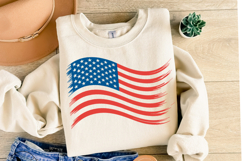USA Flag Svg Design | Svg Cut Files | Shirt Svg Product Image 2