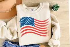 USA Flag Svg Design | Svg Cut Files | Shirt Svg Product Image 2