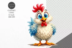 Chicken Clipart, Bird clipart, Farmhouse clipart Product Image 1
