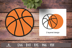 Sports Balls Bundle SVG Layered Design Product Image 2
