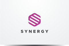 Synergy - Letter S Hexagon Logo Template Product Image 1