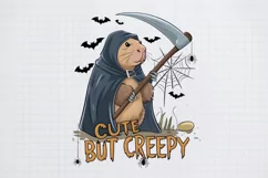 Halloween Capybara Sublimation PNG, Cute but creepy Product Image 2
