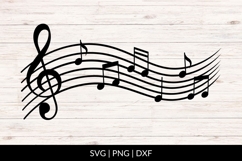 Hand Drawn Music Notes SVG Product Image 1