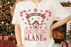 Welcome to Candy Cane Lane Svg, Gingerbread house Svg. Product Image 2
