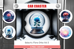 Car Coaster Galactic Flora Orbs Product Image 1