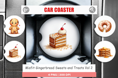 Misfit Gingerbread Car Coaster Product Image 1
