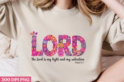 LORD The Lord is my PNG, Christian Sublimation PNG Product Image 2
