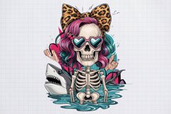 Funny Skeleton Messy CLIPART PNG Product Image 2