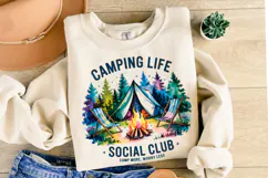 Camping Life svg Design | Svg Cut Files | Shirt Svg Product Image 2