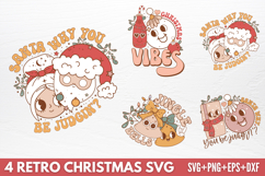 Retro Christmas Tshirt SVG Product Image 1