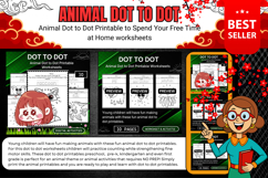 Animal Dot to Dot Printable Worksheets January Homeschool Product Image 2