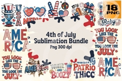 4th of July PNG Bundle 19 Patriotic Product Image 1