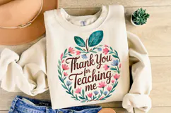 Thank you for Teaching me svg | Svg Cut Files | Shirt Svg Product Image 2