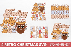 Retro Christmas Tshirt SVG Product Image 1