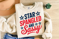 Star Spangled and Sassy svg | 4th of july Svg | Shirt Svg Product Image 2