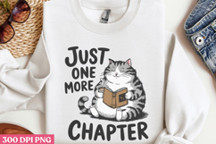 Just one more chapter PNG, Funny Animal Sublimation PNG Product Image 2