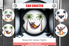 Car Coaster Breezy Bat Nights Product Image 1