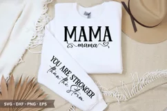 You are Stronger then the Storm SVG - T-Shirt Design Product Image 1