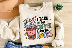 I take my Coffee on the rocks Svg | Svg Cut File | Shirt Svg Product Image 2