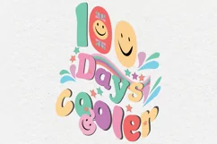 100 Days of School PNG-SVG Sublimation Product Image 1