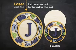 Cars baby name sign SVG Laser cut file for Glowforge Product Image 1