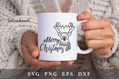 Merry christmas svg|Christmas deer svg Product Image 2