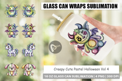 Glass Can Creepy Cute Pastel Halloween Product Image 1