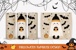 Doodle Halloween Tumbler, Halloween Bats Tumbler Product Image 1