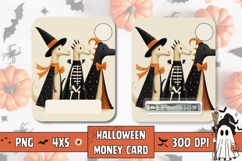 Kids Halloween Monsters Money Card, Printable Halloween PNG Product Image 1