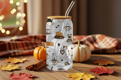 Autumn Glass Can Mockup Product Image 2