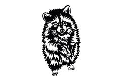 Raccoon Svg/Png/Jpg/Ai/Vector animal/Pet/Cute animal Svg Product Image 2