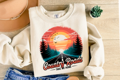 Country Roads svg Design | Svg Cut Files | Shirt Svg Product Image 2