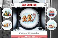 Christmas Joy Car Coaster Product Image 1