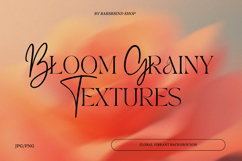 Romantic Bloom Floral Grainy Backgrounds Product Image 1