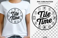 Mahjong quote png design for T-shirts Product Image 1