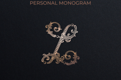 L Monogram Logo, Elegant Initial Monogram Product Image 1