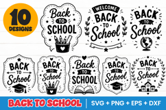 Back to School Quotes Teacher Shirt Design SVG PNG Product Image 1