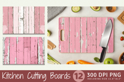 Pink Wooden Cutting Boards sublimation Designs Product Image 1