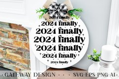 Happy New Year Round Sign Bundle , New Year Svg Bundle Product Image 3