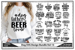 Dog SVG Design Bundle, Dog Bandana Svg, Dog Quotes Svg Product Image 1
