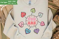 Self Love Valentine PNG Heart Christian | Valentine Quote Product Image 1