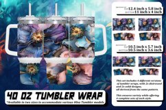 Floral Bliss: Tumbler Wrap Summer Product Image 1